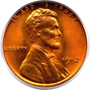 image for: 1952 1c PCGS MS67 RD