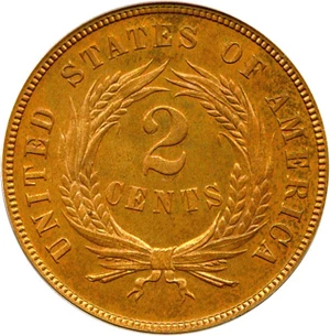 image for: 1869 2c PCGS Proof 64 RB