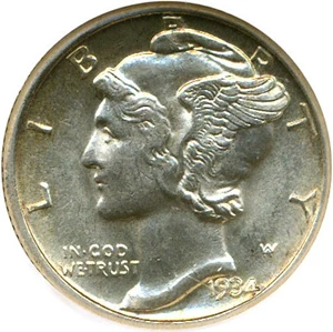 image for: 1934-D 10c NGC MS61