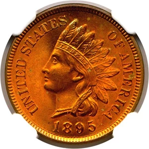 image for: 1895 1c NGC MS66 RD