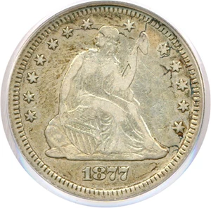 image for: 1877-S 25c PCGS VF20