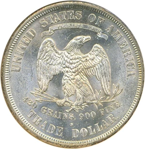 image for: 1873-S Trade$ NGC MS62 ex: Richmond Collection