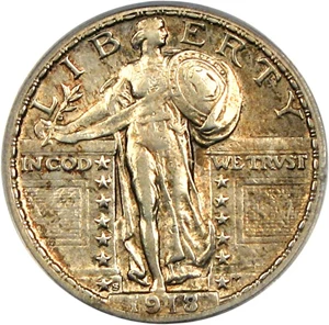 image for: 1918/7-S 25c PCGS XF40