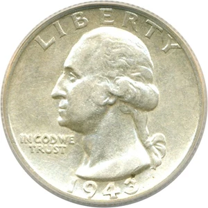 image for: 1943-D 25c ANACS XF45