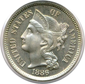 image for: 1886 3cN PCGS Proof 66