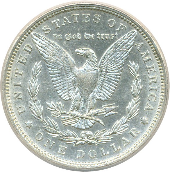 image for: Top 100 VAM: 1893 $1 ANACS AU50 (VAM 4  Doubled Stars)