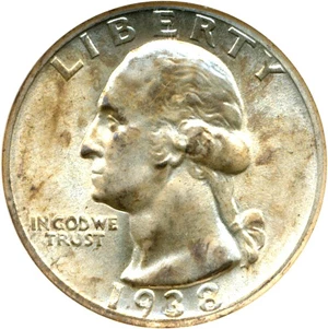 image for: 1938 25c NGC MS63