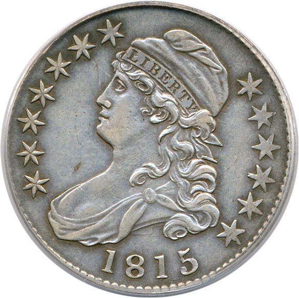 image for: 1815/2 50c  PCGS XF45