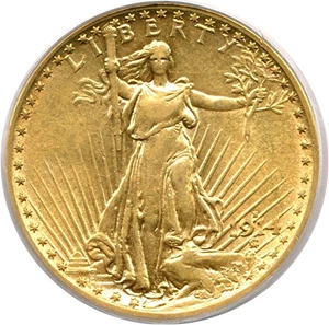 image for: 1914-S $20 PCGS XF45