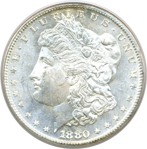 image for: Top 100 VAM: 1880/79-S $1 PCGS MS63 (VAM 8)