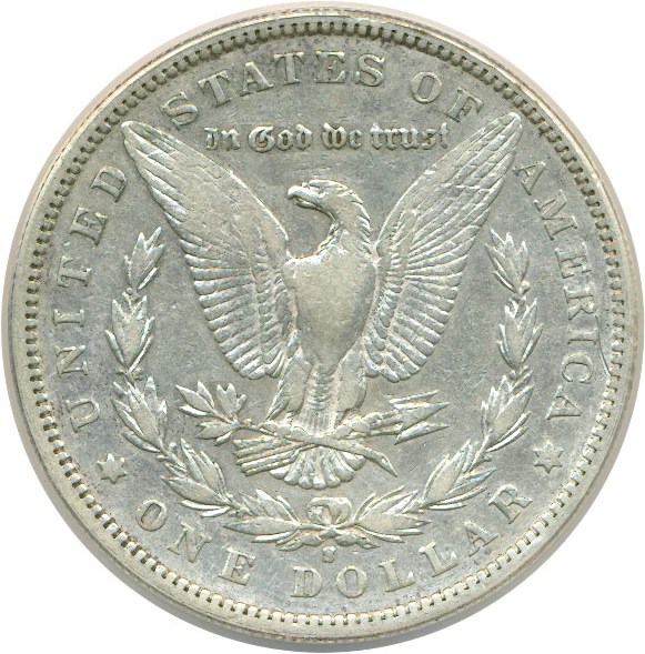 image for: Top 100 VAM: 1892-S $1  ANACS VF30 Details (VAM 2  Doubled Date, Cleaned)