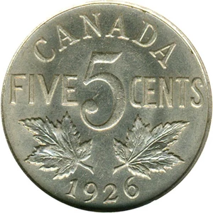 image for: Canada: 1926 5C Near 6 ANACS AU58