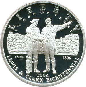 image for: 2004-P $1 Lewis & Clark PCGS Proof 70 DCameo