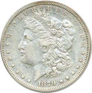 image for: Top 100 VAM: 1879-O $1 ANACS XF45 Details (VAM 4 O/Horizontal O, Scratched)