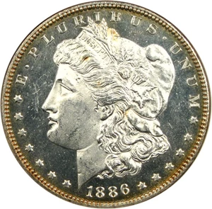 image for: 1886 $1 NGC MS63 DMPL