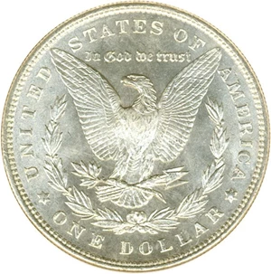 image for: Hot 50 VAM: 1896 $1 DGS MS64 (VAM 20 Bar 6)