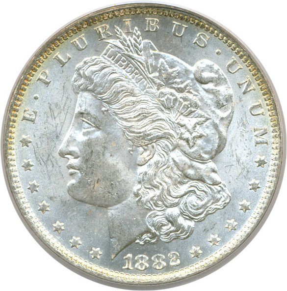 image for: Top 100 VAM: 1882-O $1 PCGS MS62 (VAM 7  O/O)