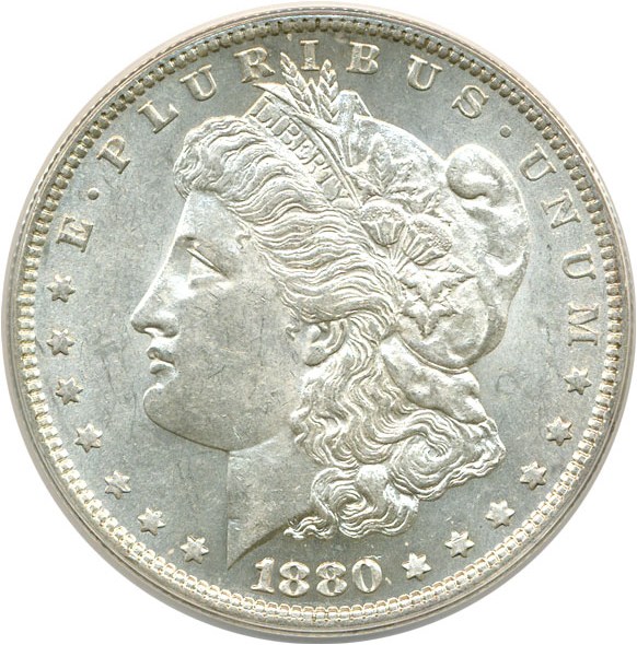 image for: Top 100 VAM: 1880/79-O $1 ANACS AU55 (VAM-4)