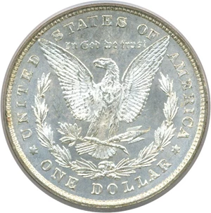 image for: Hot 50 VAM: 1878 8TF $1 PCGS MS62 (VAM 20 Doubled Date)