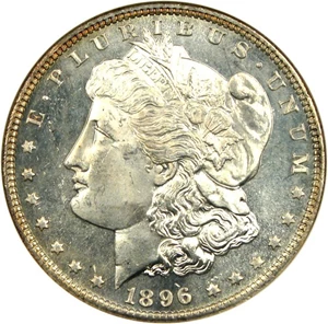 image for: 1896 $1 NGC MS63 DMPL