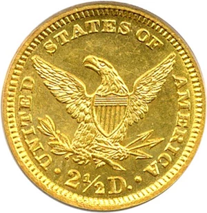image for: 1886 $2 1/2 PCGS MS62