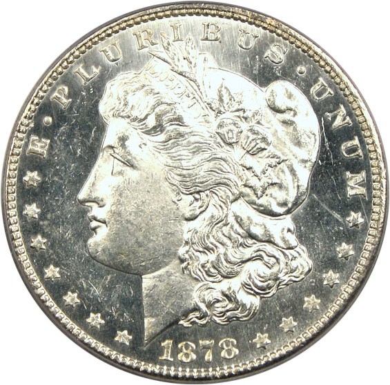 image for: 1878-CC $1  PCGS MS63 PL