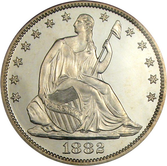 image for: 1882 50c  NGC Proof 65 Ultra Cameo