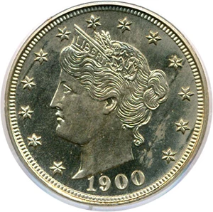 image for: 1900 5c PCGS Proof 65