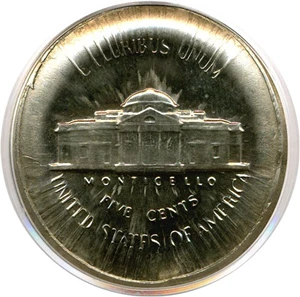image for: Mint Error: No Date Jeff 5c PCGS MS65 Full Brockage Obv & Broadstruck.