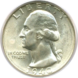 image for: 1940-S 25c PCGS MS66
