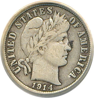 image for: 1914 10c ICG VF30