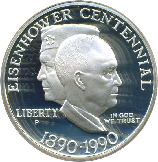 image for: 1990-P $1 Eisenhower PCGS Proof 69 DCameo