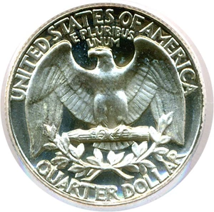 image for: 1962 25c PCGS Proof 68 Cameo