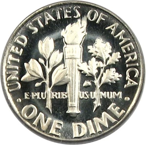 image for: 1967 10c SMS PCGS MS67 Cameo