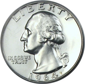 image for: 1964 25c PCGS Proof 69