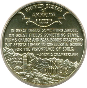 image for: 1995-P $1 Civil War PCGS MS69