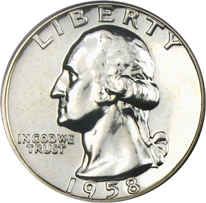 image for: 1958 25c PCGS Proof 68
