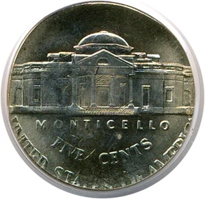 image for: Mint Error: No Date 5c PCGS MS64 Struck on Clad 10c Planchet