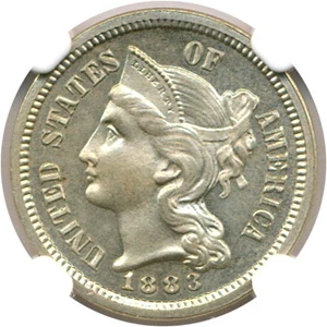 image for: 1883 3cN NGC Proof 65