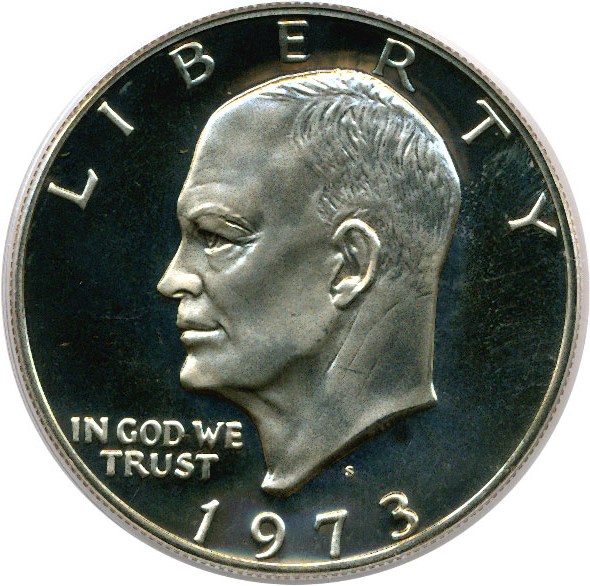 image for: 1973-S $1 Clad PCGS Proof 69 DCameo