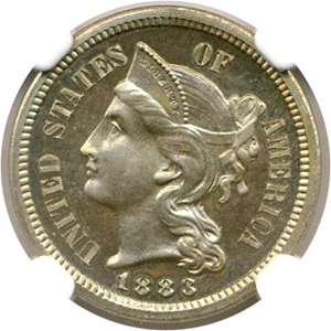 image for: 1883 3cN NGC Proof 66