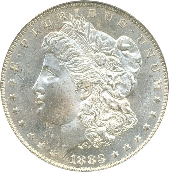 image for: 1883-O $1  PCGS MS63 PL