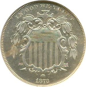 image for: 1873 5c PCGS Proof 64