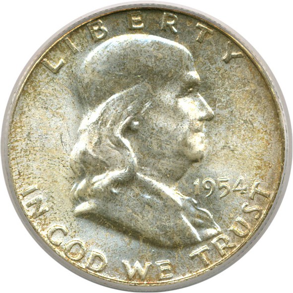 image for: 1954 50c  PCGS MS65 FBL
