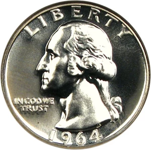 image for: 1964 25c NGC Proof 68