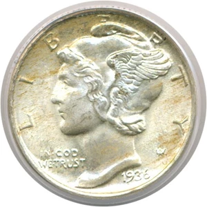 image for: 1936 10c PCGS MS65 FB