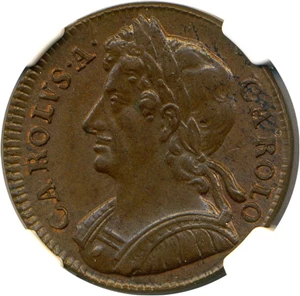 image for: Great Britain: 1673 1/2 D NGC MS63 BN