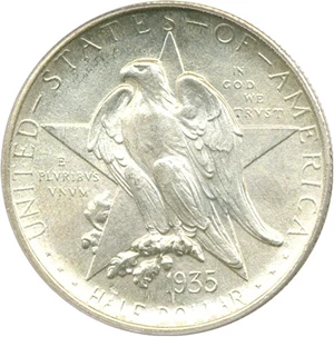 image for: 1935 50c Texas PCGS MS67