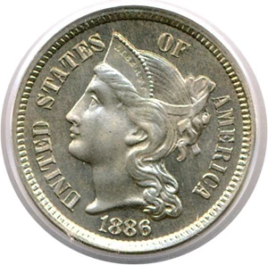 image for: 1886 3cN PCGS/CAC Proof 66