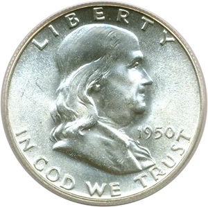 image for: 1950 50c PCGS MS64 FBL